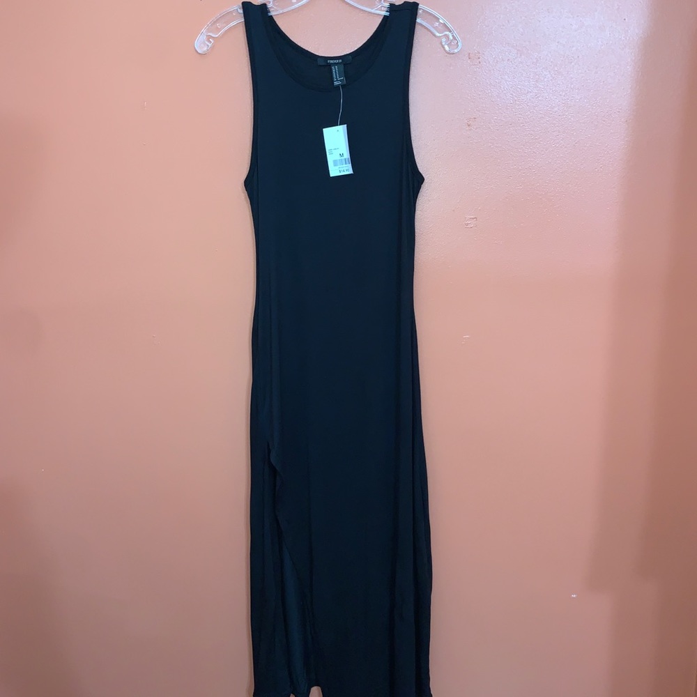 Black maxi dress